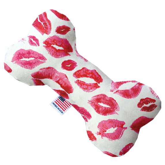 Mirage Pet Smooches 6 inch Canvas Bone Dog Toy