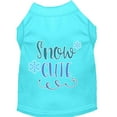 thumbnail image 1 of Christmas Pet Dog  Cat Shirt Screen Printed, "Snow Cute", 1 of 11
