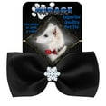 thumbnail image 1 of Mirage Pet Snowflake Widget Pet Bowtie Black, 1 of 2