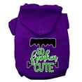 thumbnail image 1 of Halloween Pet, Dog  Cat Hoodie Screen Printed, "So Franken Cute", 1 of 10