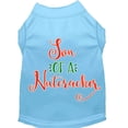 thumbnail image 1 of Mirage Pet Son of a Nutcracker Screen Print Dog Shirt Baby Blue XL, 1 of 11