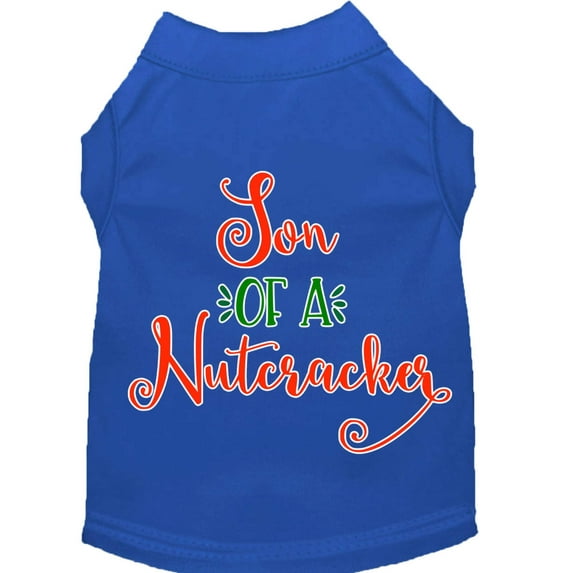 Christmas Pet Dog Cat Shirt Screen Printed, "Son Of A Nutcracker"