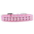 thumbnail image 1 of Mirage Pet Sprinkles Dog Collar Pearl and Bright Pink Crystals Size 12 Light Pink, 1 of 3