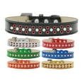 thumbnail image 1 of Sprinkles Ice Cream Dog Collar Pearl And Red Crystals Size Size 20 Black, 1 of 9