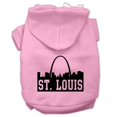 thumbnail image 1 of Mirage Pet  St Louis Skyline Screen Print Pet Hoodies, Light Pink - 2XL 18, 1 of 1