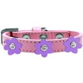 thumbnail image 1 of Mirage Pet Synthetic Floral Jeweled Dog/Cat Collar, Light Pink, XL, 1 of 2