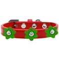 thumbnail image 1 of Mirage Pet Synthetic Floral Jeweled Dog/Cat Collar, Red, XL, 1 of 2