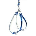thumbnail image 1 of Mirage Pet Synthetic Rhinestone Step-in Dog Harness, Blue, S (14" to 17" Chest Size), 1 of 2