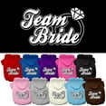 thumbnail image 1 of Team Bride Screen Print Pet Hoodies Light Pink Size Lg (14), 1 of 10