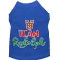 thumbnail image 1 of Christmas Pet Dog  Cat Shirt Screen Printed, "Team Rudolph", 1 of 11