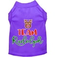 thumbnail image 1 of Christmas Pet Dog  Cat Shirt Screen Printed, "Team Rudolph", 1 of 11