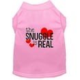 thumbnail image 1 of Pet Dog  Cat Shirt Screen Printed, "The Snuggle Is Real", 1 of 10