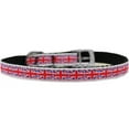 thumbnail image 1 of Mirage Pet Tiled Union Jack(UK Flag) Nylon Dog Collar with classic buckle 3/8" Size 10, 1 of 2