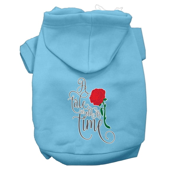 Pet, Dog and Cat Hoodie Screen Printed, "Timeless Tale"