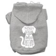 thumbnail image 1 of Pet Dog  Cat Hoodie Screen Printed, "I'm Actually A Person Trapped In A Dog's Body", 1 of 11