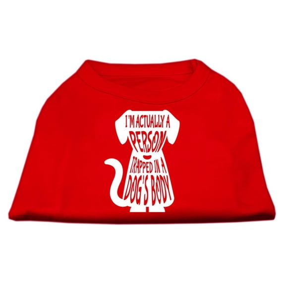 Mirage Pet Trapped Screen Print Shirt Red XXL