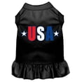 thumbnail image 1 of Mirage Pet  Usa Star Screen Print Dress, Black - Small 10, 1 of 1