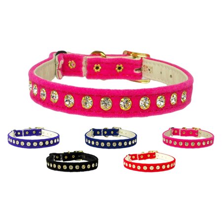 Velvet Cat Safety w/Band Collar Red 10