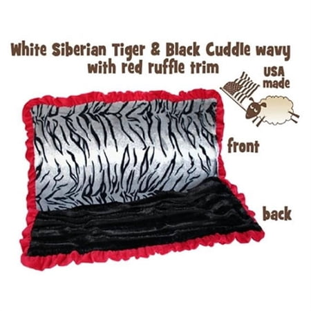 Mirage Pet White Siberian Tiger Pet Blanket - Jumbo