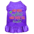 thumbnail image 1 of Mirage Pet Polyester & Cotton Who Needs Mistletoe Holiday and Christmas Dog Dress, Purple, 3XL, 1 of 2