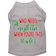 thumbnail image 1 of Christmas Pet Dog  Cat Shirt Screen Printed, "Who Needs Mistletoe", 1 of 10