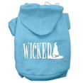 thumbnail image 1 of Mirage Pet  Wicked Screen Print Pet Hoodies, Baby Blue - Small, 1 of 1