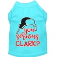 thumbnail image 1 of Christmas Pet Dog  Cat Shirt Screen Printed, "You Serious, Clark?", 1 of 11