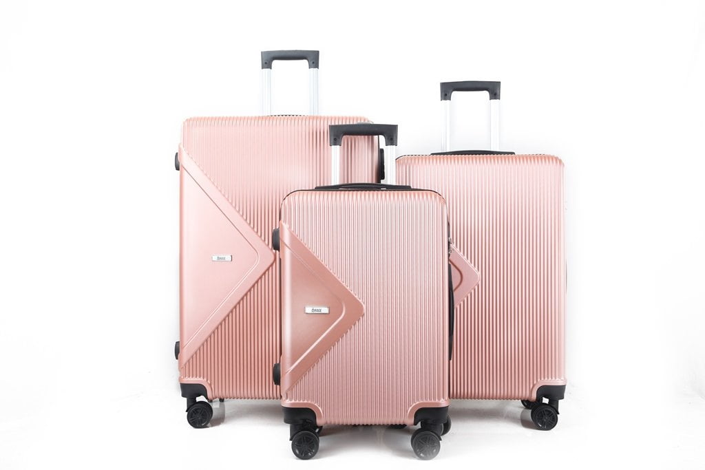 Mirage Sophia ABS Hard shell Lightweight 360 Dual Spinning Wheels Combo