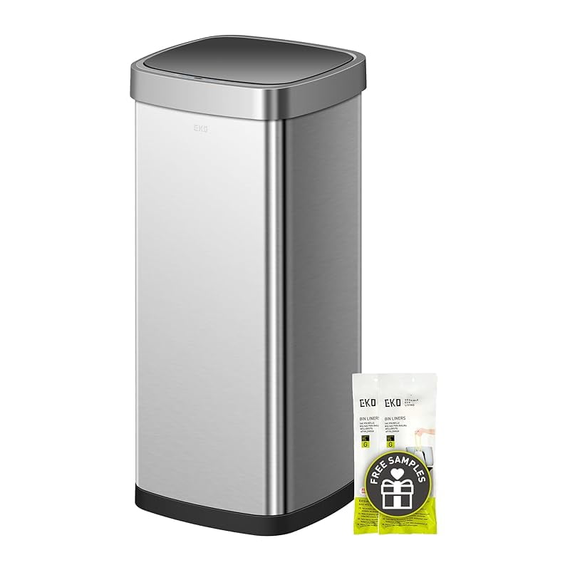 EKO Mirage Slim Sensor Prullenbak - 30 l - Mat RVS kopen