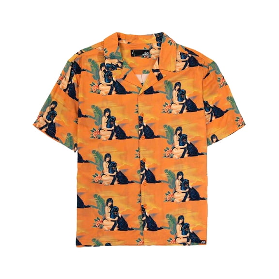 Mirage Woven Short Sleeve Shirt [Faded Orange]
