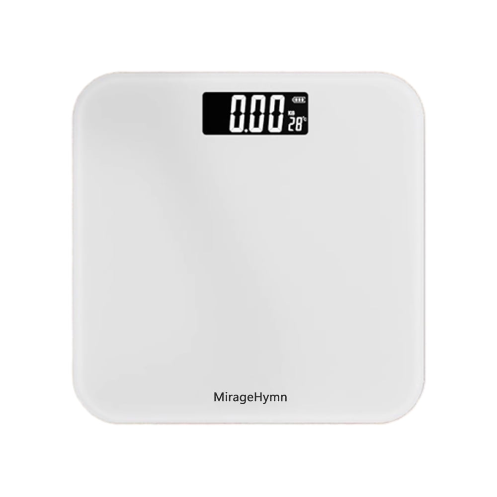 MirageHymn Bathroom scales, Bathroom Scale for Body Weight, Capacity up to 400 lbs, Batteries Included