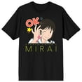 thumbnail image 1 of Mirai OK Sign Adult Black Crew Neck Short Sleeve T-shirt-3XL, 1 of 3