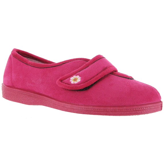 Mirak Andrea Touch Fastening Slipper / Womens Slippers / Ladies Slippers
