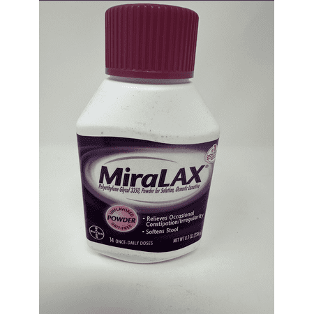 Miralax laxative powder, 8.3 oz part no. 80585 (1/ea)