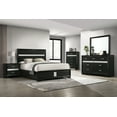 thumbnail image 1 of Miranda 4-piece Queen Bedroom Set Black, 1 of 18