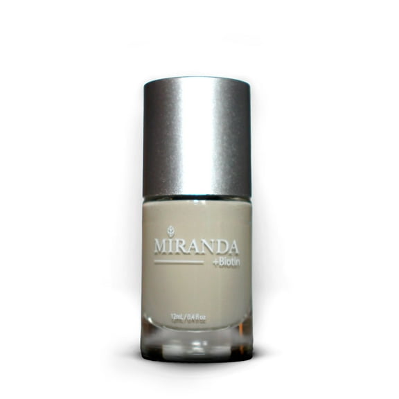 Miranda Beauty: Superfood-Infused Vegan Nail Polish for Healthy, Beautiful Nails, 21-free, Biotin-infused, Cruelty Free - LILY - 0.40 fl oz
