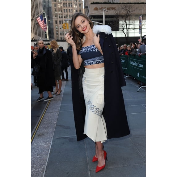 Miranda Kerr At A Public Appearance For Swarovski Star Raising For 2015 Rockefeller Center Christmas Tree Rockefeller