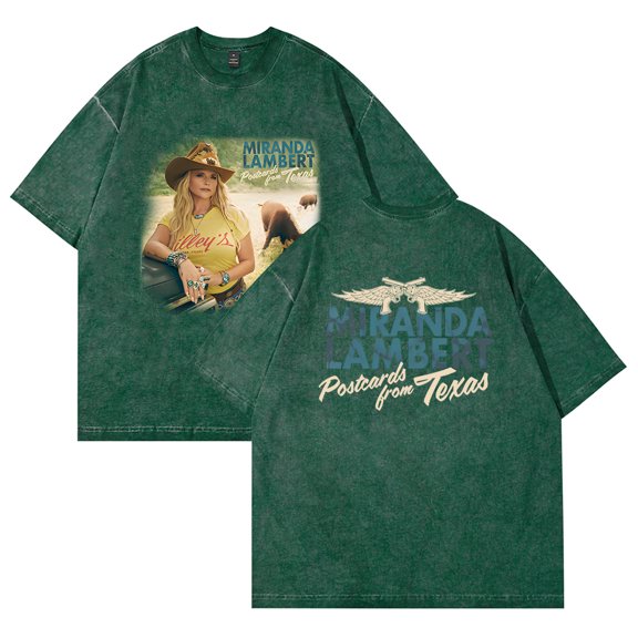 Miranda Lambert T-Shirt Summer Crew Neck Short Sleeve T-Shirt Unisex Street Fashion Clothing Tops