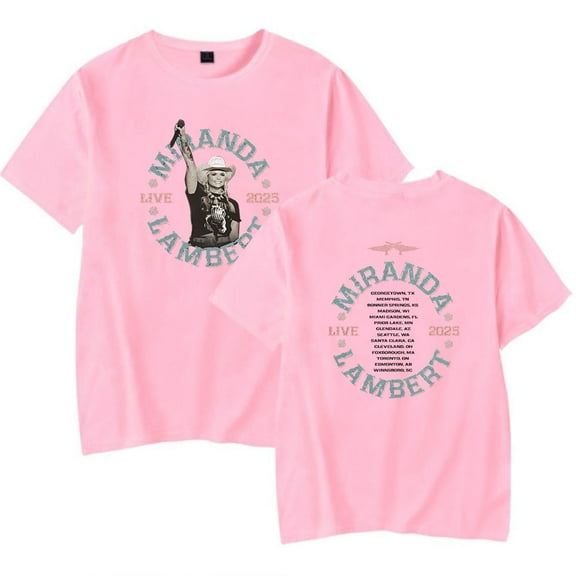 Miranda Lambert Top T-shirt Unisex Casual New Fashion Summer Short-Sleeved T-shirt