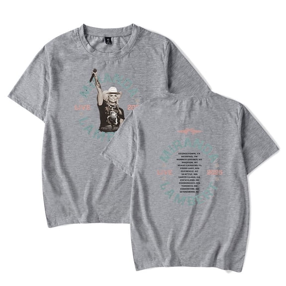 Miranda Lambert Top T-shirt Unisex Casual New Fashion Summer Short-Sleeved T-shirt