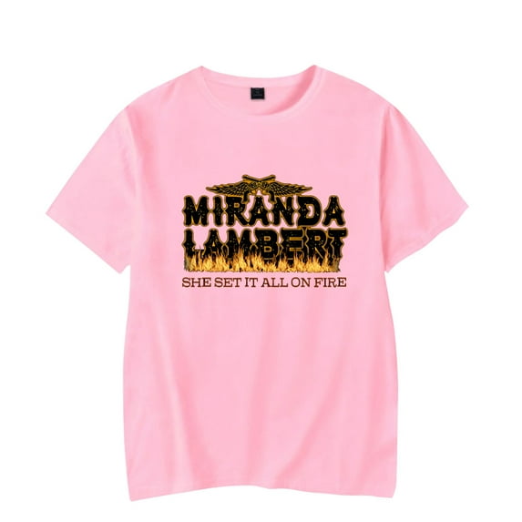 Miranda Lambert Top T-shirt Unisex Casual New Fashion Summer Short-Sleeved T-shirt