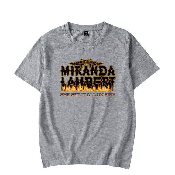 Miranda Lambert Top T-shirt Unisex Casual New Fashion Summer Short-Sleeved T-shirt