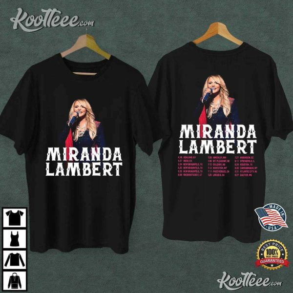 Miranda Lambert Tour 2024 Concert TShirt