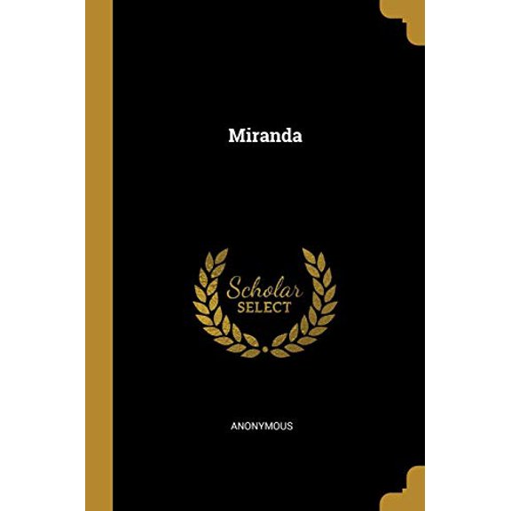 Miranda Paperback 0530628783 9780530628783 Anonymous