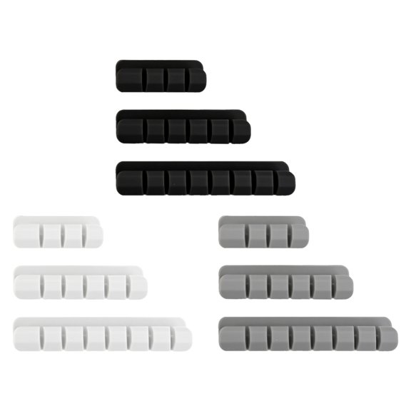 Miranox Silicone desktop cable organizer data cable storage cable card for multi-hole hub