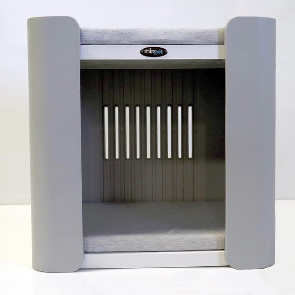 Mirapet Condo, Cozy, Durable, and Safe Pet Beds with Ventilation, Light Gray