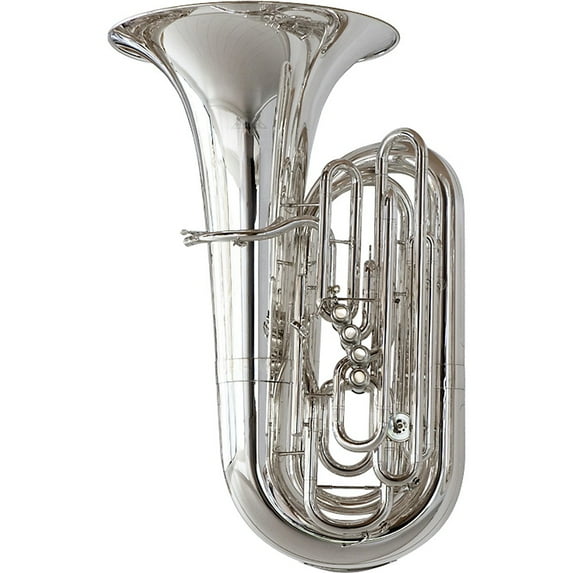 Miraphone 1293 Series 5-Valve 5/4 CC Tuba 1293-5VCS Silver