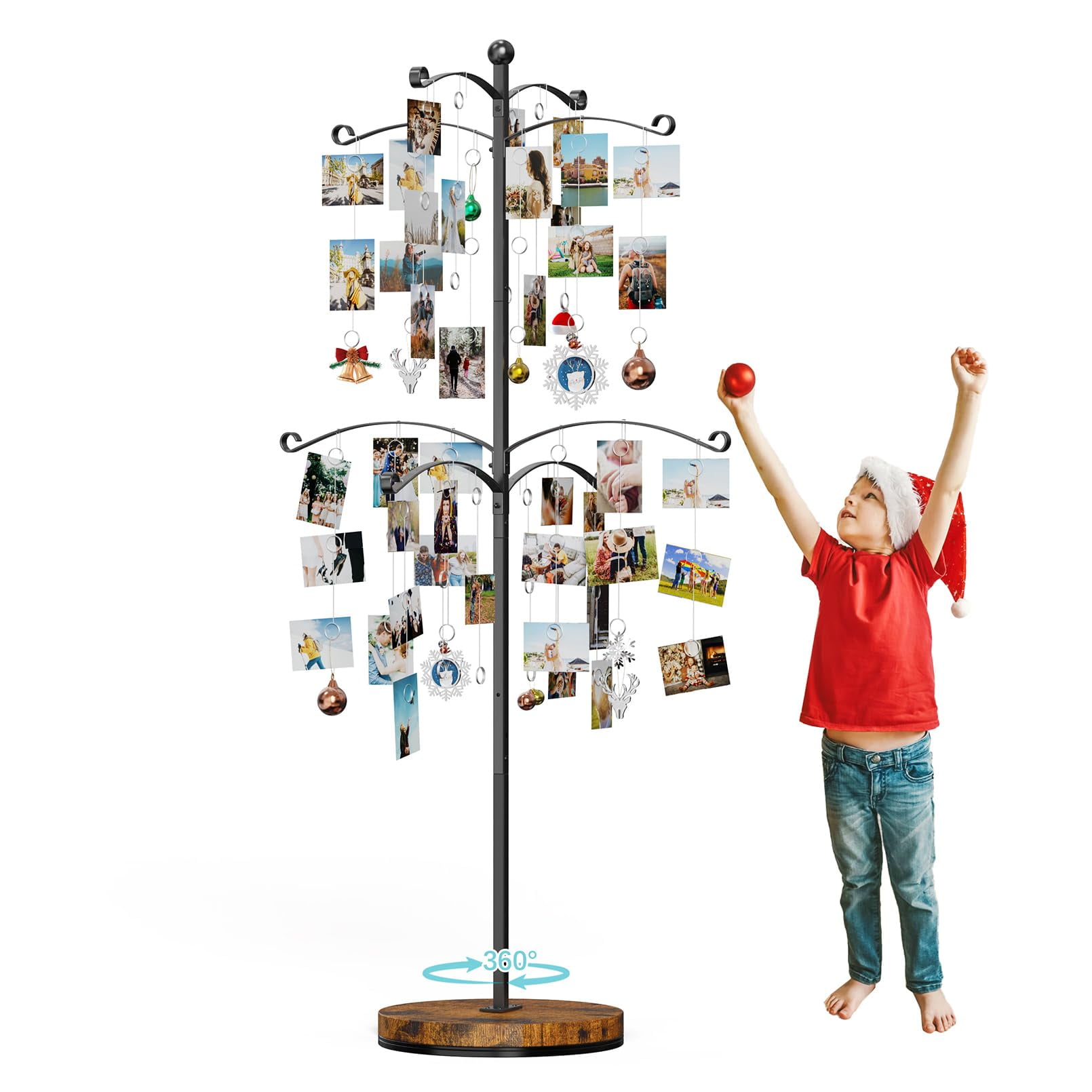 Miratino 5FT Family Tree,Party Photo Display Tree, Picture Holder Stand ...