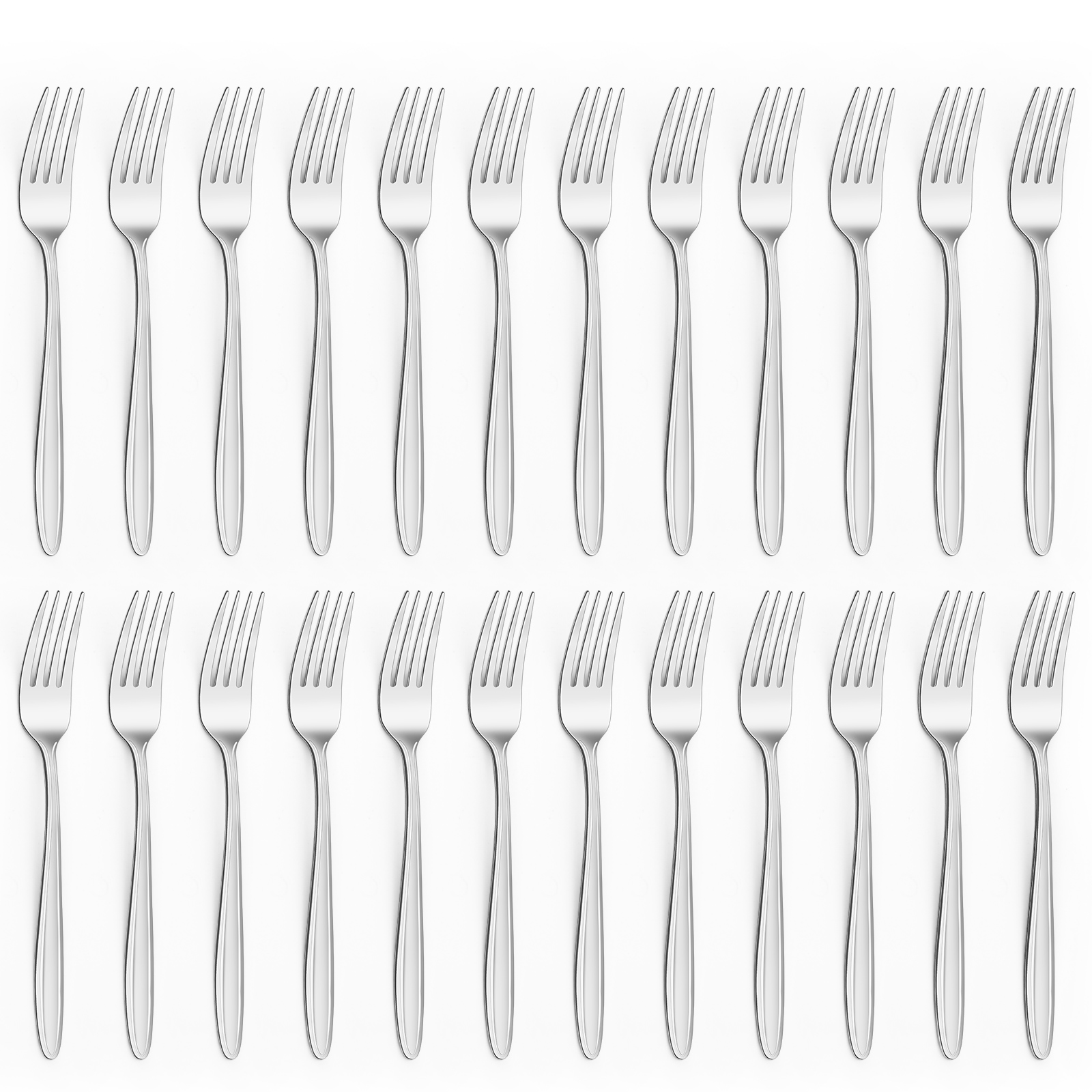 Mirdinner 24 Pcs Dinner Forks set, 7.79Inch Stainless Steel Forks