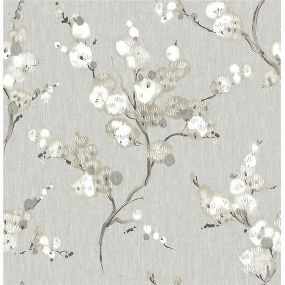 Mirei Peel & Stick Wallpaper, Grey